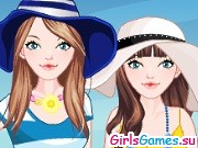 Игра Близняшки на пляже Близняшки на пляже