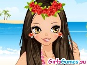 Игра Гавайская одевалка Игра Гавайская одевалка