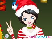 Игра Новогодний костюм для милашки Новогодний костюм для милашки