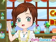 Игра Одень продавщицу сладостей Игра Одень продавщицу сладостей