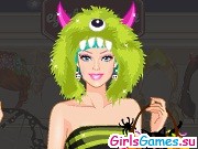Игра Платье для Барби на Хэллоуин Платье для Барби на Хэллоуин