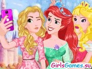 Игра Принцессы Дисней делают селфи Игра Принцессы Дисней делают селфи