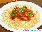 Игра Кулинарная школа: Спагетти под соусом Болоньезе