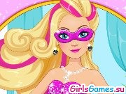 Игра Блестящие платья для Супер Барби Игра Блестящие платья для Супер Барби