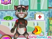 Игра Говорящий кот Том у врача