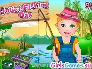 Игра Малышка Джульетта на рыбалке