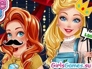 Игра Барби, Мерида и Анна геймеры