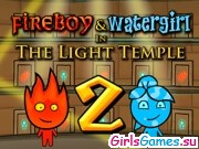 Игра Огонь и вода 2 Храм Света